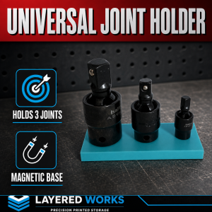 Halfords Advanced - Magnetic Universal Joint Holder | Toolbox Organiser