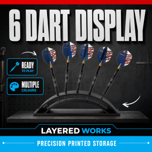 Dart Holder Stand (Holds 6 Darts) - Multiple Colours