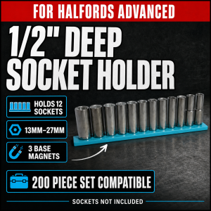 1/2 Halfords Advanced Deep Socket Holder | Magnetic