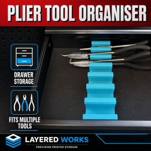 Plier & Other Tools Organiser | Fits a range of brands | Drawer Organiser