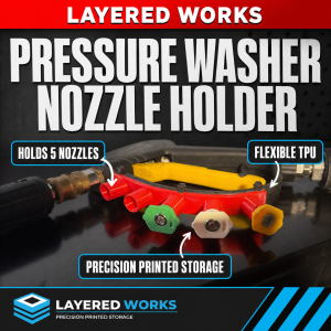 Our Products 27 Jet/Pressure Washer Nozzle Holder | Multiple Colours | Rubber Nozzle Organiser