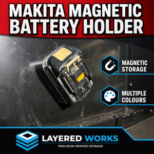 Our Products 31 Makita 18V Magnetic Battery Holder/Cover | Multiple Colours | Battery Organiser