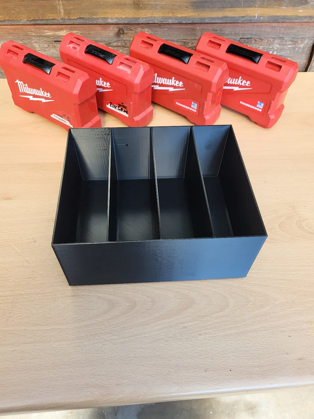 Milwaukee SHOCKWAVE 4-Case Storage Holder 4 Milwaukee SHOCKWAVE 4-Case Storage Holder - Image 4