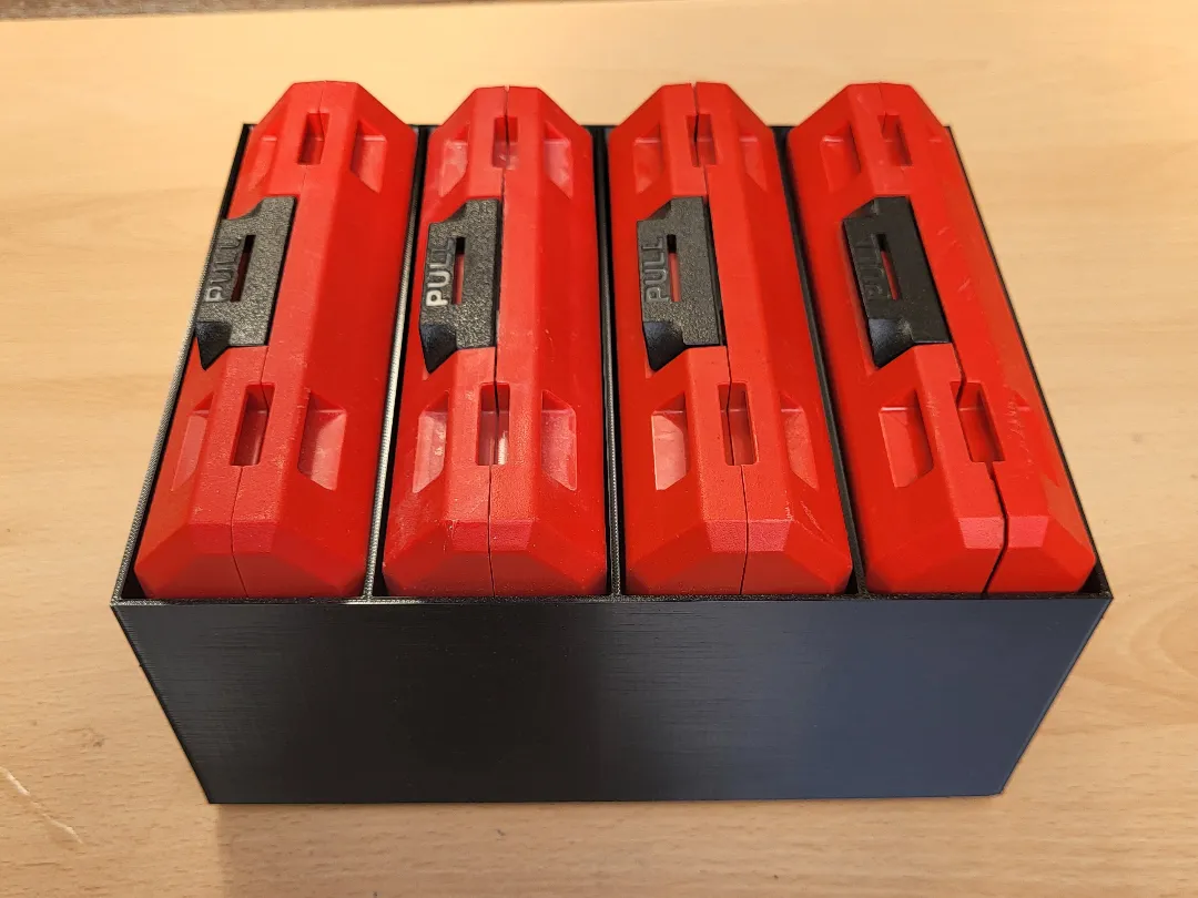 Milwaukee SHOCKWAVE 4-Case Storage Holder 2 Milwaukee SHOCKWAVE 4-Case Storage Holder - Image 2