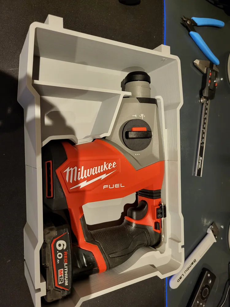 Milwaukee M12 SDS PACKOUT Compact Organiser Insert 5 Milwaukee M12 SDS PACKOUT Compact Organiser Insert - Image 5