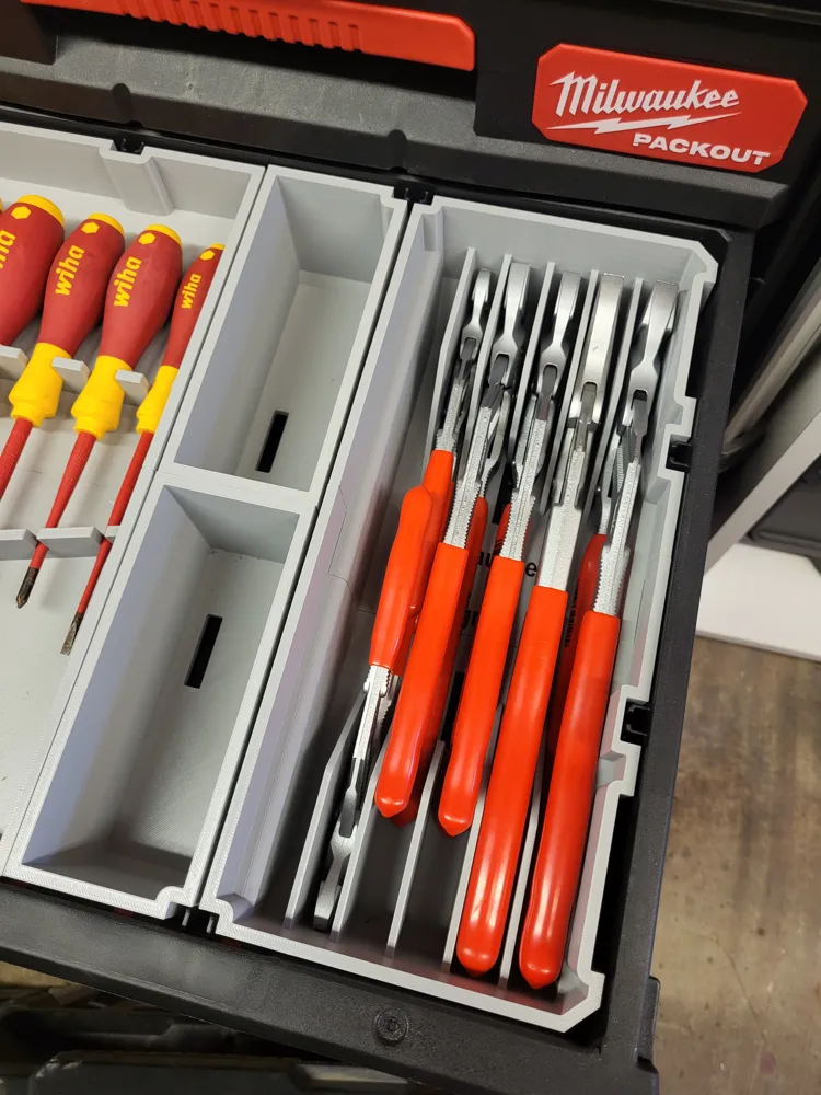 6-Slot Gland Pliers Organiser Insert 8 6-Slot Gland Pliers Organiser Insert - Image 8
