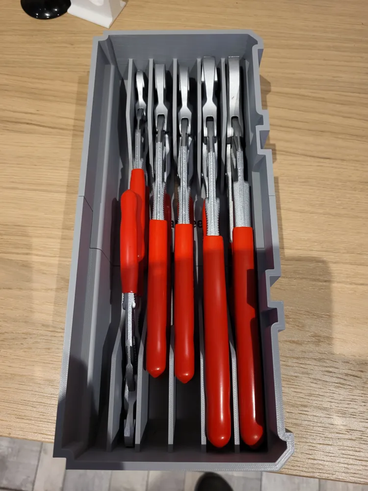 6-Slot Gland Pliers Organiser Insert 4 6-Slot Gland Pliers Organiser Insert - Image 4