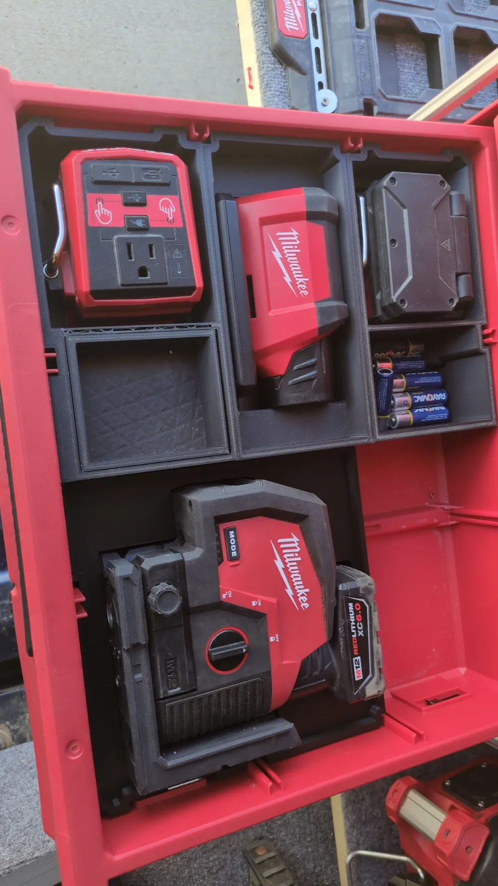 Milwaukee M12 Laser PACKOUT Drawer Insert 3 Milwaukee M12 Laser PACKOUT Drawer Insert - Image 3