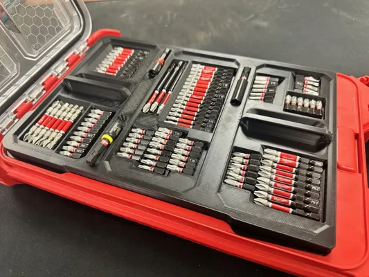 Milwaukee 100pc SHOCKWAVE Bit Kit PACKOUT Insert 10 Milwaukee 100pc SHOCKWAVE Bit Kit PACKOUT Insert - Image 10