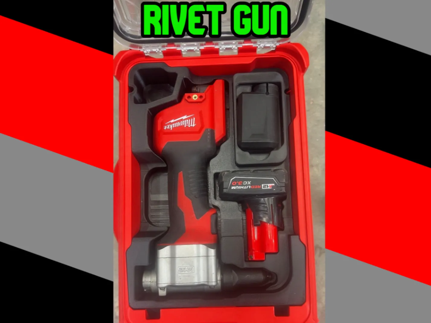 Milwaukee M12 Rivet Tool PACKOUT Insert 2 Milwaukee M12 Rivet Tool PACKOUT Insert - Image 2