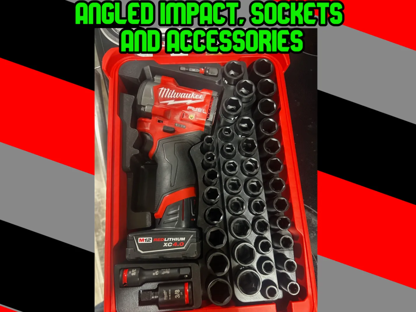 Milwaukee M12 Stubby Impact & Socket PACKOUT Insert 2 Milwaukee M12 Stubby Impact & Socket PACKOUT Insert - Image 2