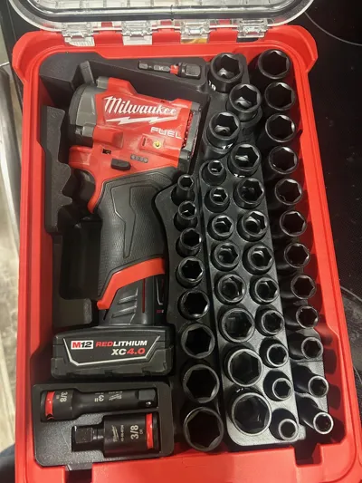Milwaukee M12 Stubby Impact & Socket PACKOUT Insert 3 Milwaukee M12 Stubby Impact & Socket PACKOUT Insert - Image 3