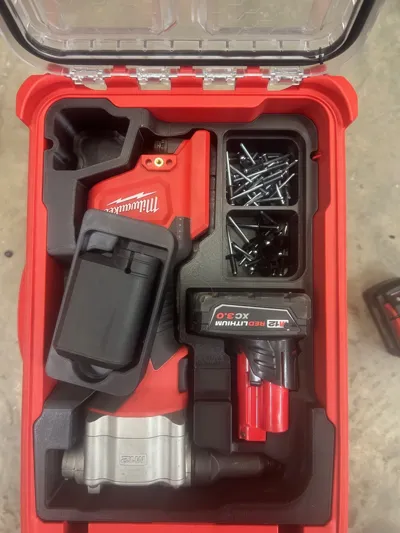 Milwaukee M12 Rivet Tool PACKOUT Insert 3 Milwaukee M12 Rivet Tool PACKOUT Insert - Image 3