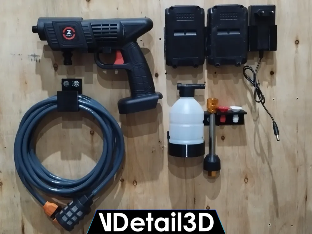 Cordless Pressure Washer Wall Storage Set 2 Cordless Pressure Washer Wall Storage Set - Image 2