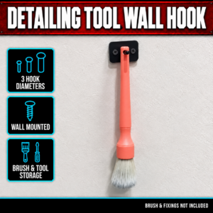 Detailing Brush & Tool Wall Hook
