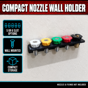 Our Products 29 Compact Pressure Washer Nozzle Wall Holder
