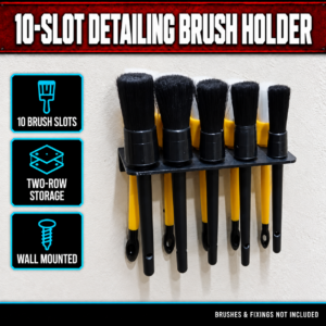 Our Products 32 10-Slot Detailing Brush Wall Holder