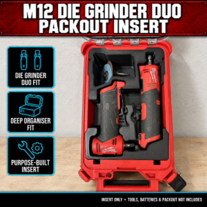 Our Products 25 Milwaukee M12 Die Grinder Duo PACKOUT Insert