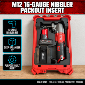 Our Products 28 Milwaukee M12 16-Gauge Nibbler PACKOUT Insert