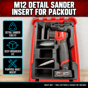 Our Products 36 Milwaukee M12 Detail Sander Insert for PACKOUT