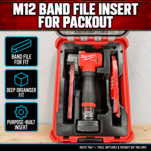 Our Products 23 Milwaukee M12 Band File Insert for PACKOUT