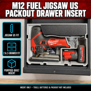 Milwaukee M12 FUEL Jigsaw US PACKOUT Drawer Insert