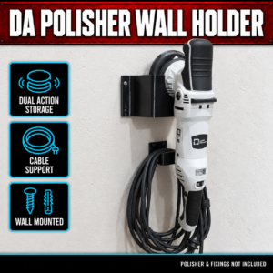 Dual Action Polisher Wall Holder with Cable Support