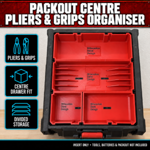 Milwaukee PACKOUT Centre Pliers & Grips Organiser
