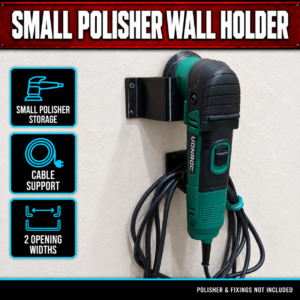 Small Polisher Wall Holder with Cable Support