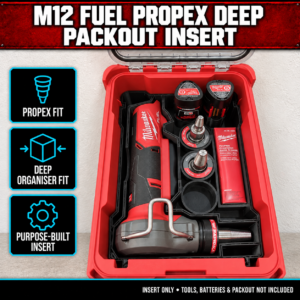 Our Products 23 Milwaukee M12 FUEL ProPEX Deep PACKOUT Insert