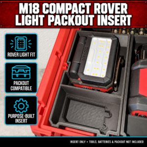 Our Products 26 Milwaukee M18 Compact Rover Light PACKOUT Insert