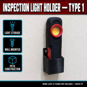 Our Products 37 Inspection Work Light Wall Holder - Type 1