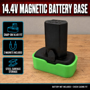Our Products 34 Snap-on 14.4V Magnetic Battery Base – product features and example use