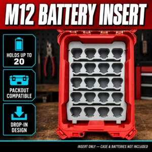 Our Products 38 M12 Packout Insert - Milwaukee Packout Insert