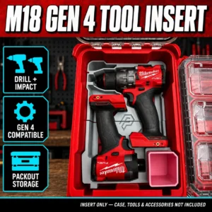 Milwaukee Packout Insert - Packout M18 Drill & Impact Gen 4