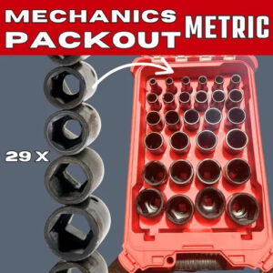 Milwaukee Mechanics Packout Insert - Metric 29x Deep Socket Holder