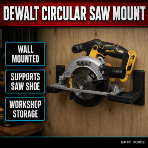 Our Products 21 DeWalt Circular Saw Wall Mount | Workshop Tool Holder & Organiser