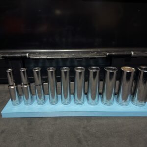 Halfords Advanced 1/4" Deep Socket Holder (Holds 10)