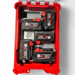 Milwaukee Packout Insert 5x M18 Battery Storage Organiser Box Tray