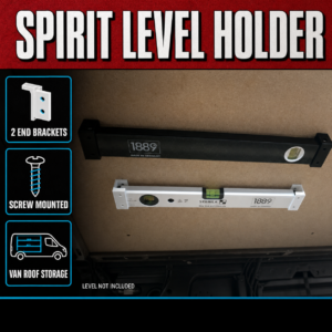 Our Products 18 Spirit Level Holder | Wall Mount | Van Mount Bracket | Multiple Colours | 1 Pack