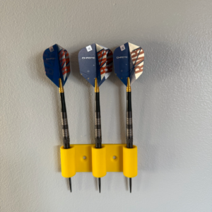 WALL MOUNTED 3-DART HOLDER x2 | HOLDS 2 SETS
